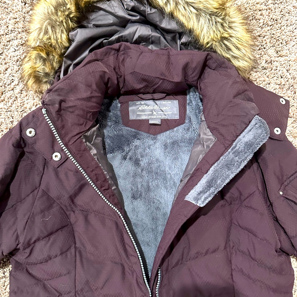 Eddie Bauer coat jacket parka. Size small.